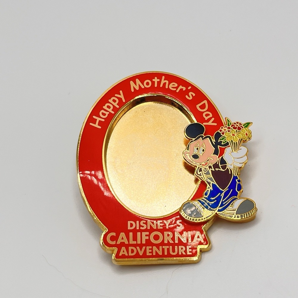 Vintage Disney‎ California Adventure Pin Photo Frame Mickey Mother's Day